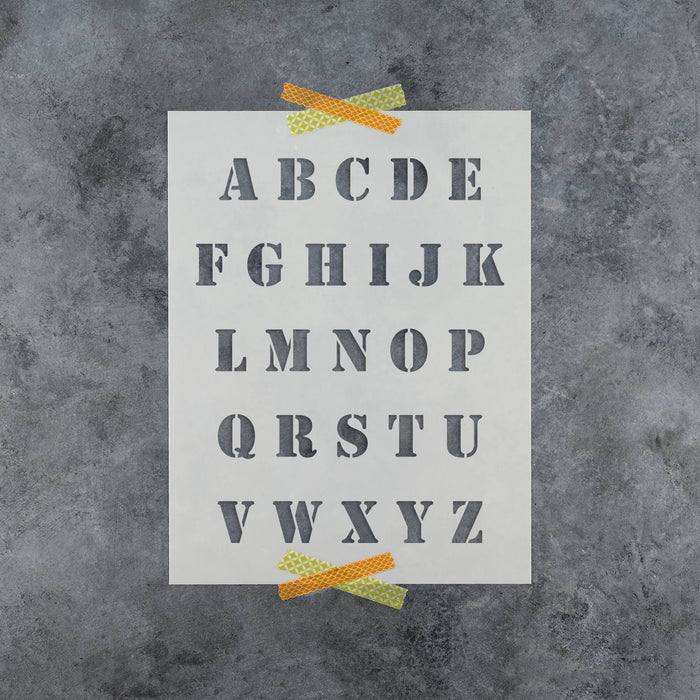$2/mo - Finance Army Letter Stencils - Reusable Alphabet Stencils - Paint  Your Own Army and Military Signs - Army Stencil Font (1/2 INCH)