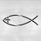 Jesus Fish Cross Stencil