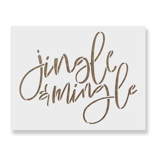 Jingle Mingle Christmas Stencil