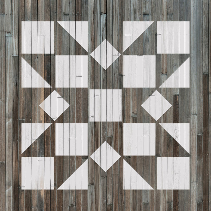 Kaleidoscope Quilt Block Stencil