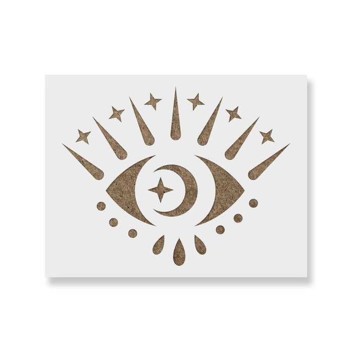 Koruma Evil Eye Stencil
