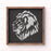 Lion Head Stencil