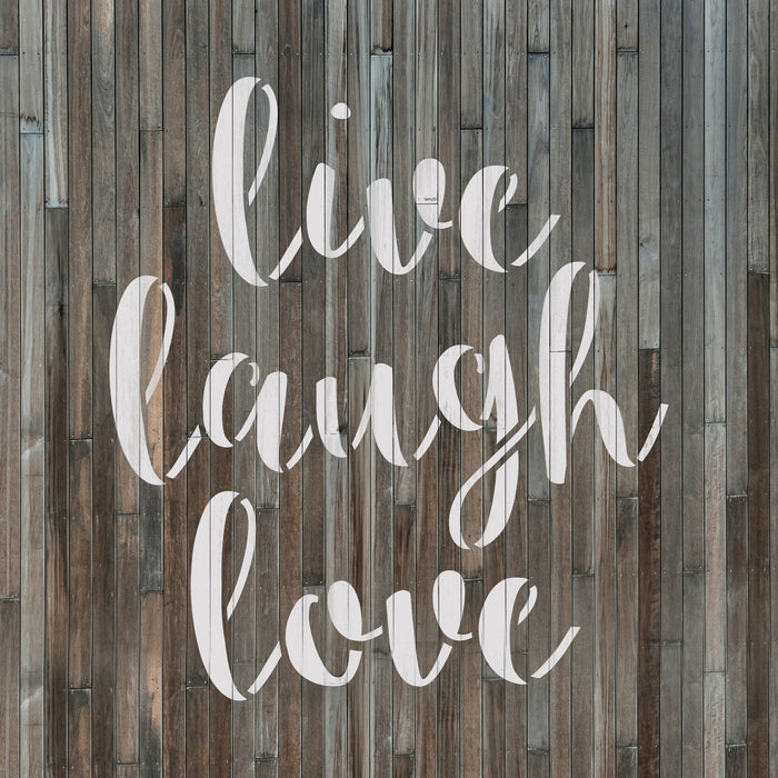 Live Laugh Love Stencil