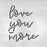Love You More Stencil