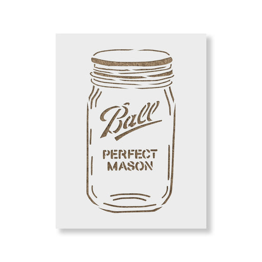 Mason Jar Stencil
