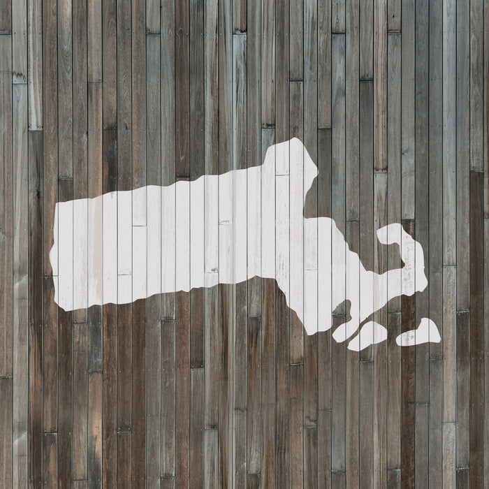 Massachusetts State Stencil