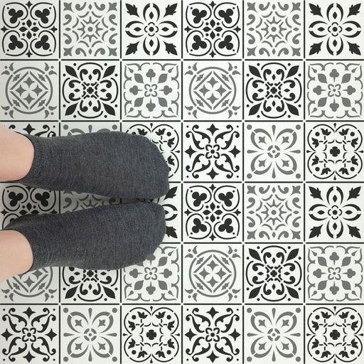 Mediterranean Mosaic Tile Stencil