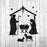 Nativity Manger Stencil