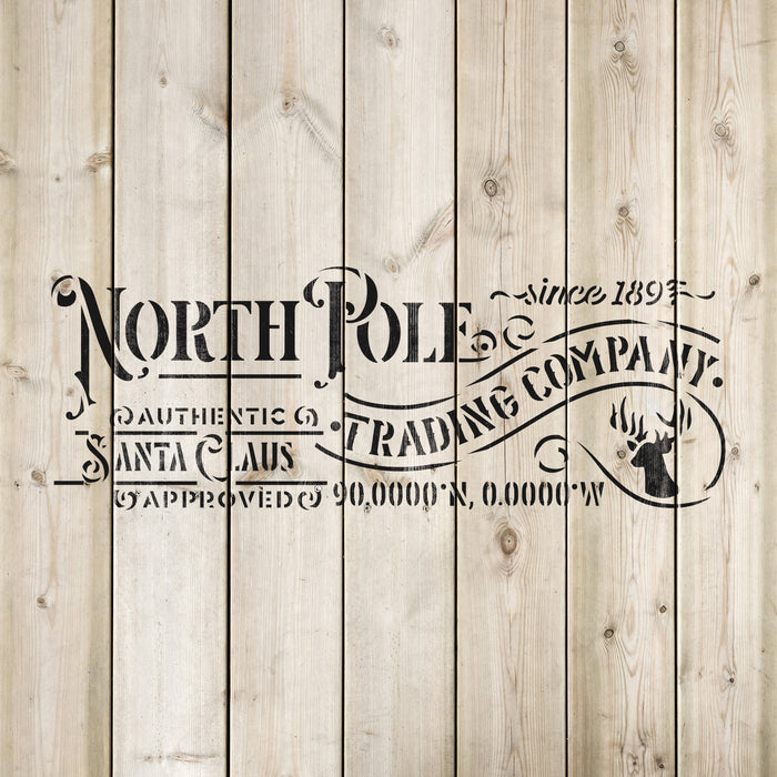 North Pole Trading Stencil