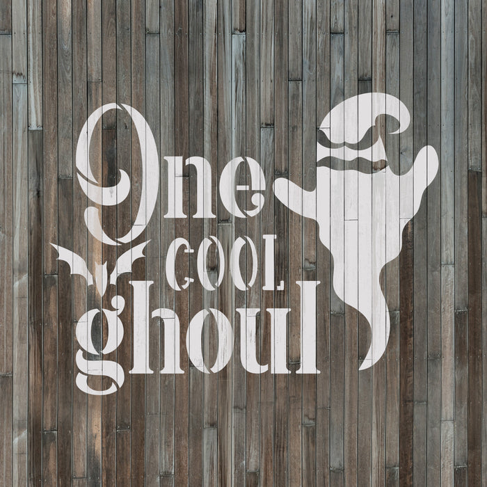 One Cool Ghoul Stencil