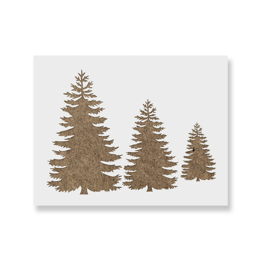Pine Trees Stencil