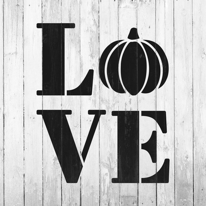 Pumpkin Love Stencil