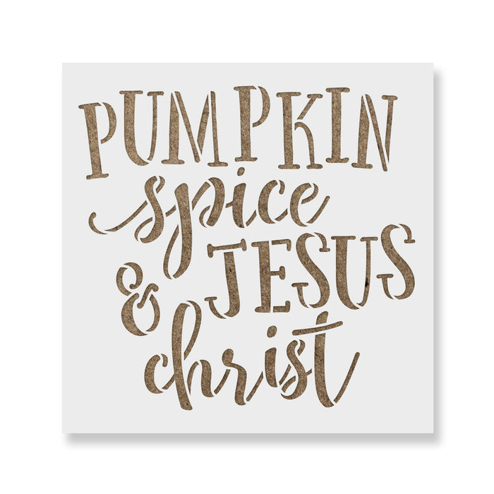 Pumpkin Spice Stencil
