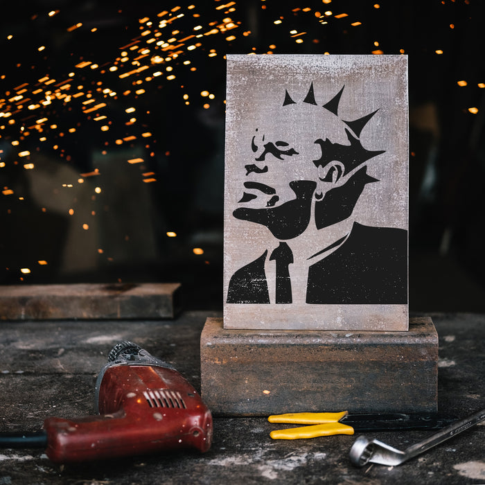 Punk Lenin Banksy Stencil