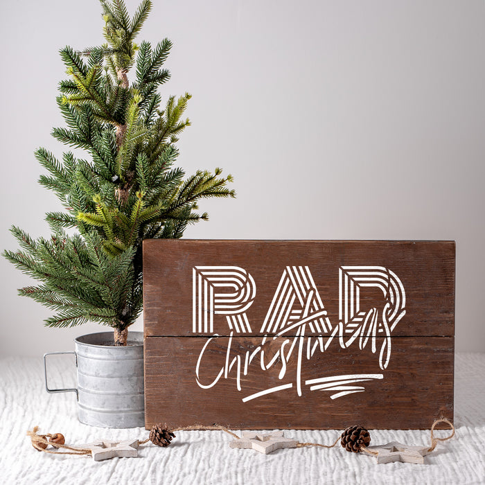 Rad Christmas Stencil