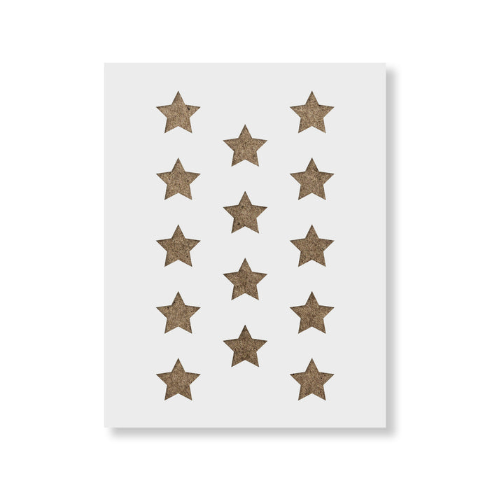 Rounded Star Pattern Stencil
