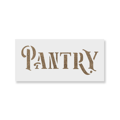 Rustic Pantry Stencil