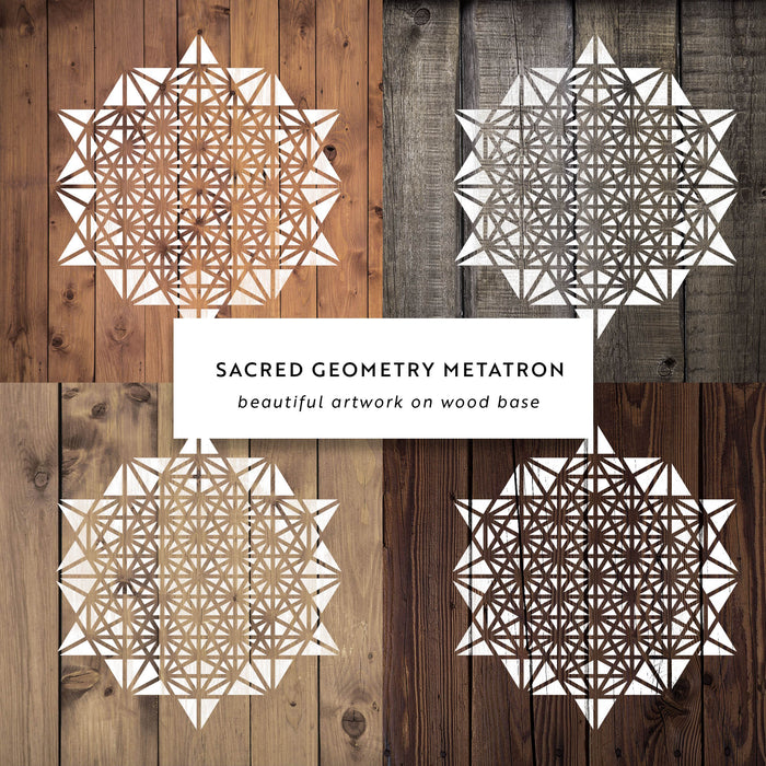 Sacred Geometry Metatron Stencil