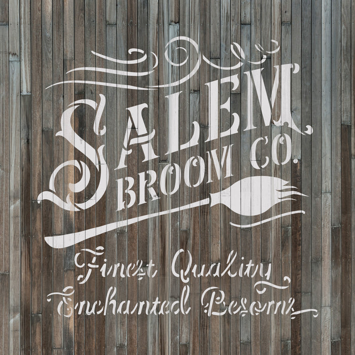 Salem Broom Co Stencil