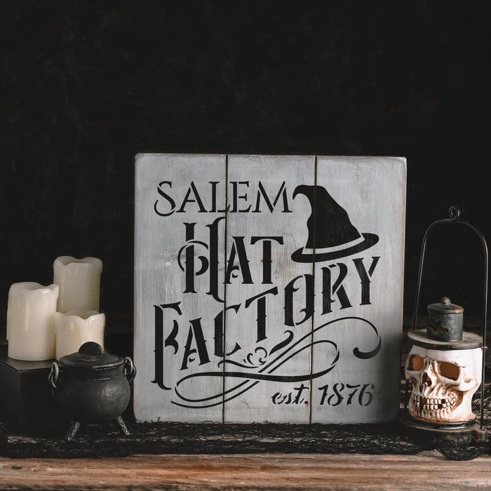 Salem Hat Factory Stencil