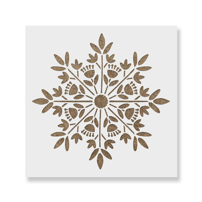 Scandinavian Snowflake Stencil