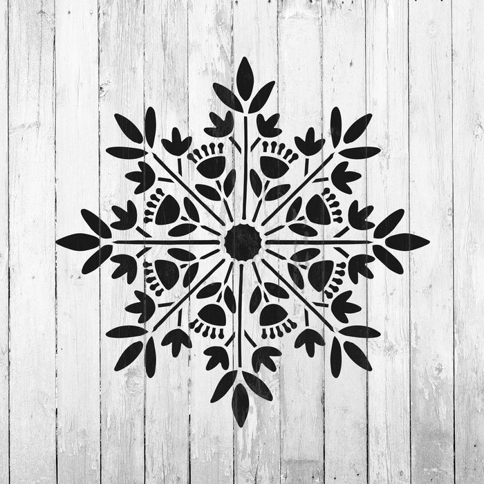 Scandinavian Snowflake Stencil