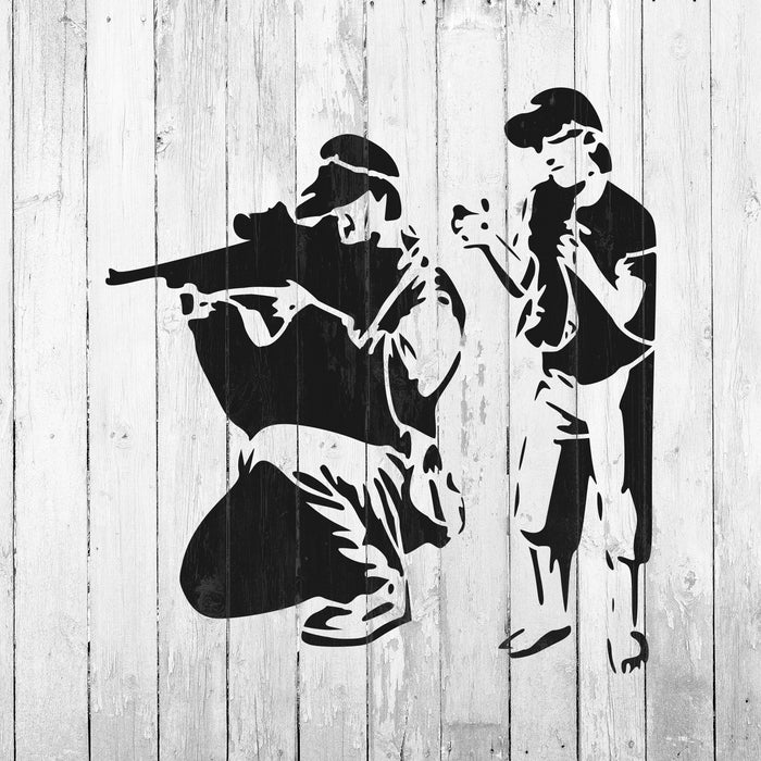 Sniper Banksy Stencil
