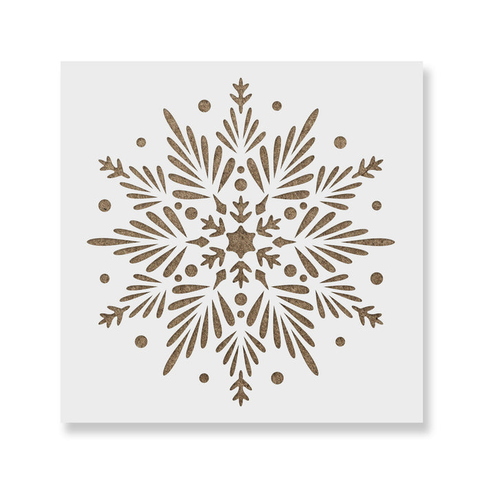 Intricate Snowflake Stencil