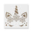 Snowflake Unicorn Stencil
