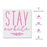 Stay Awhile Decor Sign Stencil