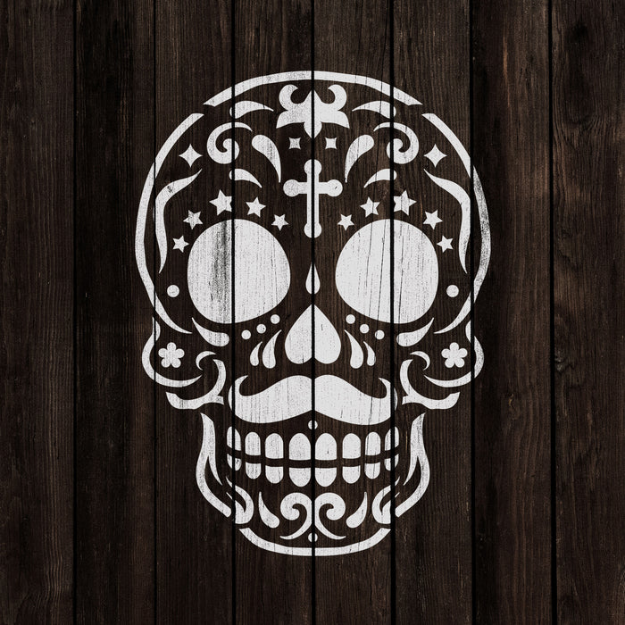 Sugar Skull Gomez Stencil