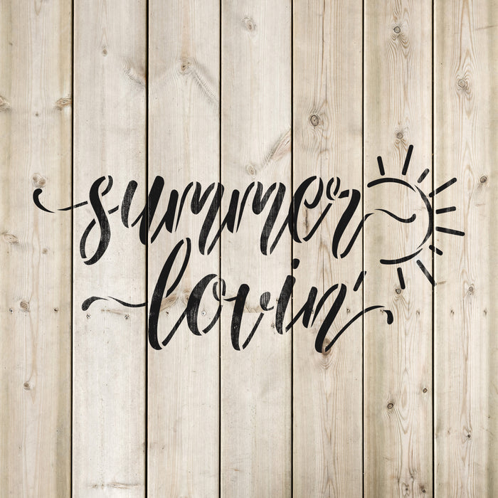 Summer Lovin Stencil