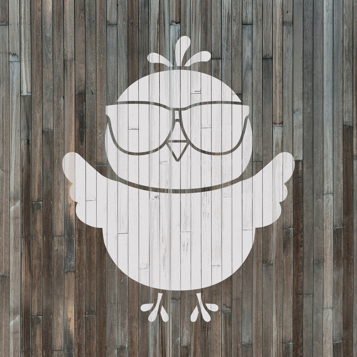 Sunglasses Chick Stencil