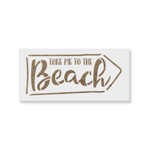 To The Beach Stencil