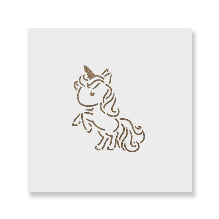 Unicorn Cookie Stencil