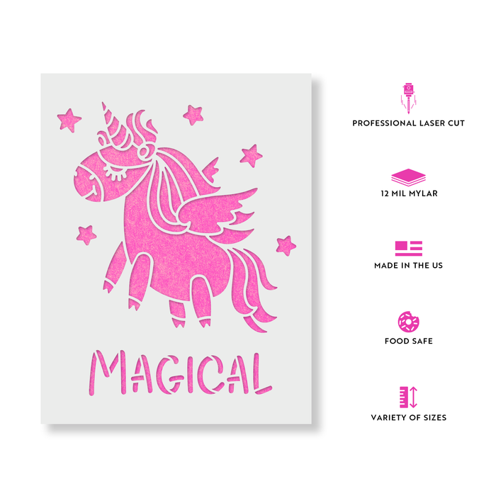 Unicorn Magical Stencil