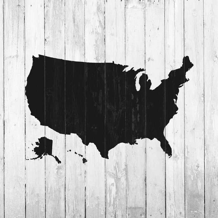 United States Map Stencil