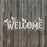 Welcome Dog Sign Stencil