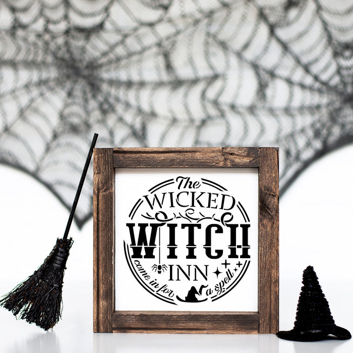 Wicked Witch Inn Spell Stencil