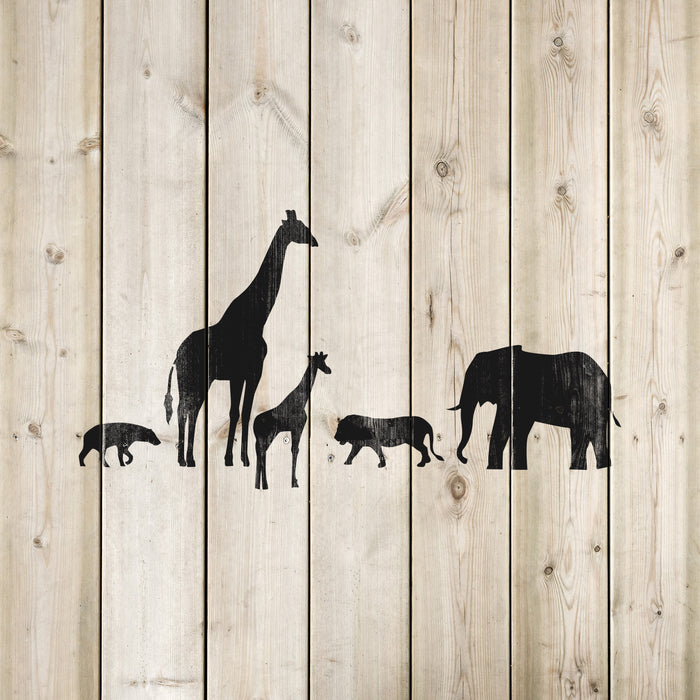 Wildlife Stencil