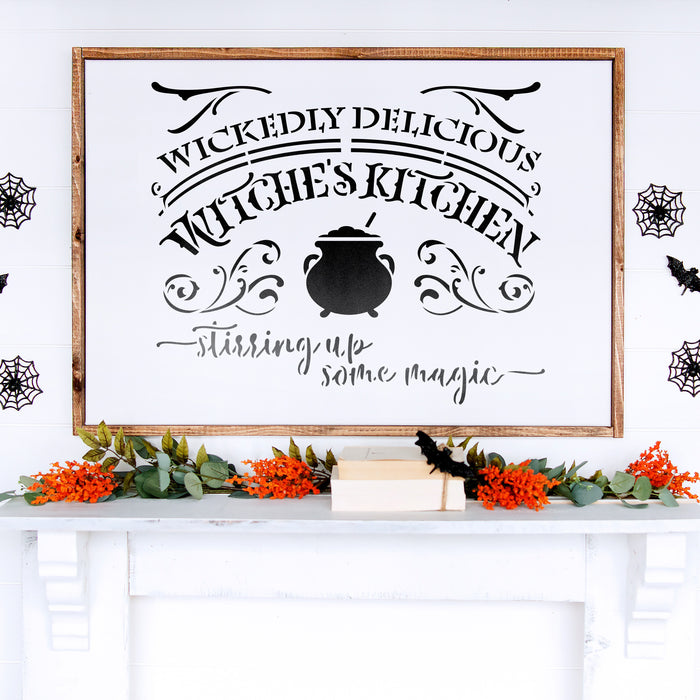Witches Kitchen Stencil