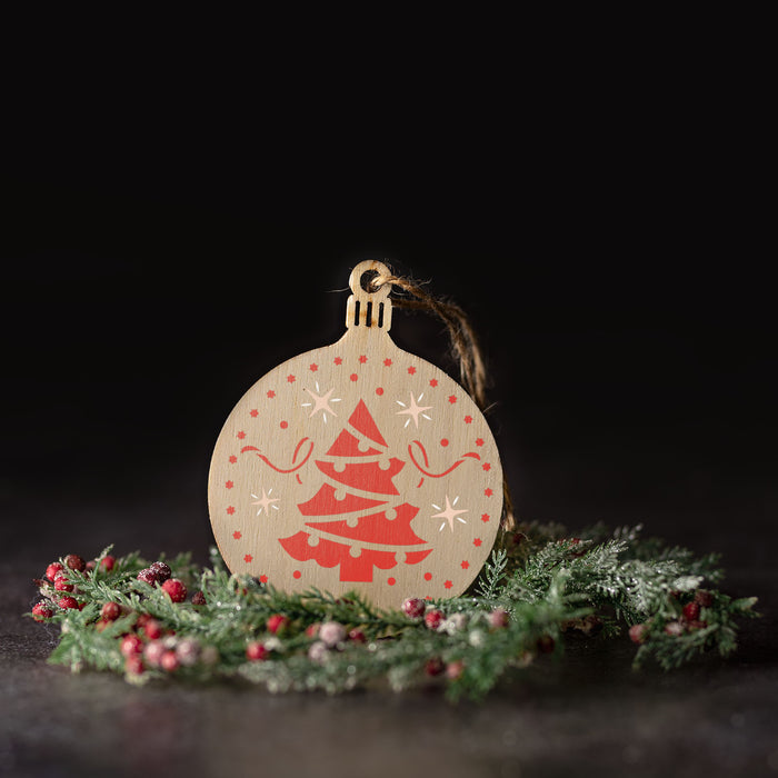 Xmas Tree Christmas Ornament Stencil