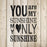 You Are My Sunshine Stencil